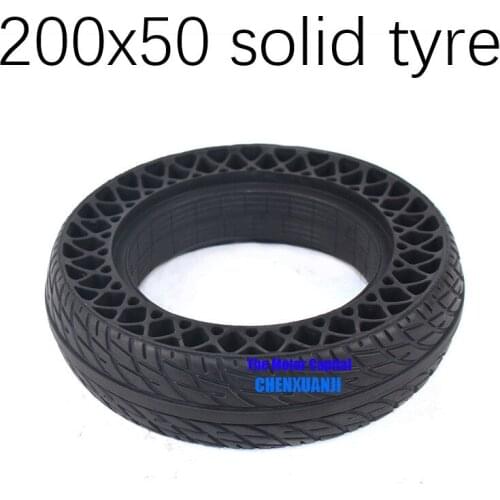 Free Shipping High Performance 200x50 Solid Tyre Honeycomb with Good Quality Tire for Folding Electric Scooter Balancing Car