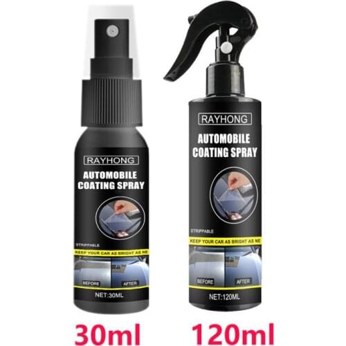 Quick Ceramic Coating Car Wax Polish Spray 30ML 120ML Waterless Wash Shine Superhy Drophobic Hybrid Ceramic Polish And Wax