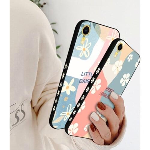 Side Pattern Leaf Clover Case For iPhone 12 Mini 11 Pro XS MAX XR TPU Silicone Rubber Cover For iPhone X 7 8 6S Plus SE 2020