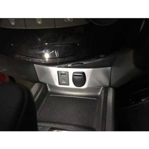 For Nissan Qashqai 2016 1PC High Quality ABS Chrome Car Cigarette Lighter Sequins Decorative Cover Trim Car Styling Accessories