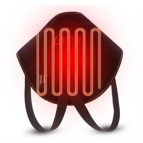 Electric heating neck shoulder belt warm moxibustion physiotherapy cervical collar care massage band promote blood circulation