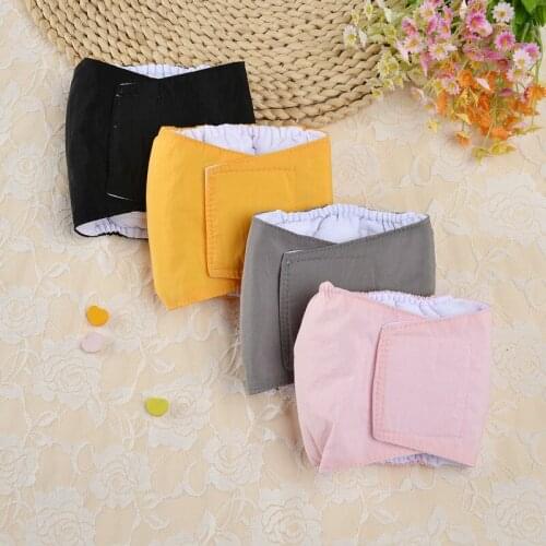 Male and Female Dog Physiological Pants Menstrual Safety Pants Dog Clothing Pet Harassment Underwear Diapers