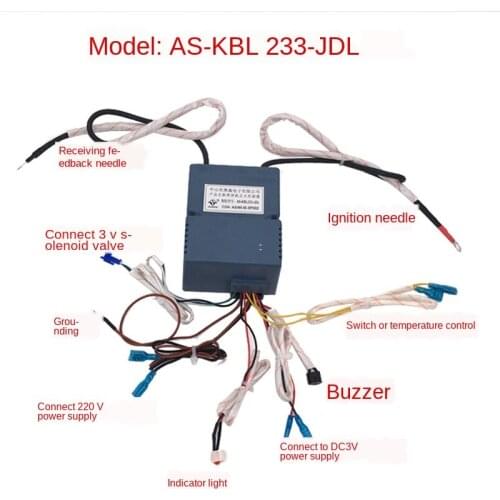 Gas Fryer Flat Accessories Deep-fried Pot Igniter Frying Furnace Pulse Fried Dough Sticks Machine Controller AS-KBL233JDL