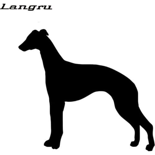 Interesting Whippet Dog Vinyl Decal Cute Car Window Stickers Motorcycle Car Styling Decor Jdm