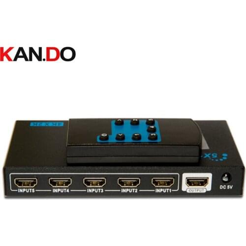 LKV501E 3D 4Kx2K 5x1 HDMI Switch with Remote Control HDMI Swicher HDMI Switch hdmi splitter