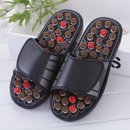 Foot Massager Shoe Massage Acupuncture Health Care Shoes Plantar Particles Sandals Reflexology Summer Slippers Hot Sale