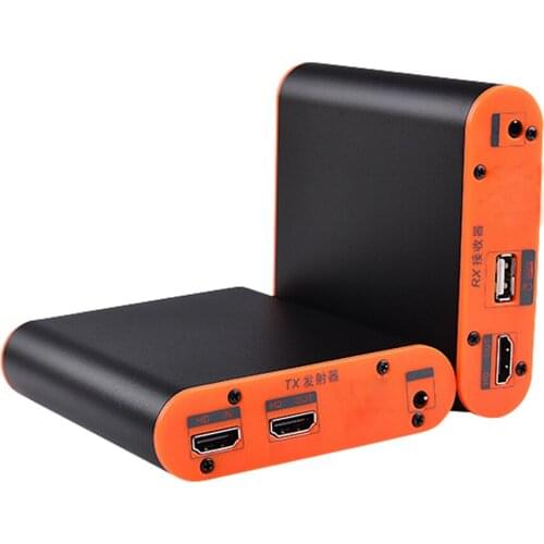 Measy OPT882 20km/66000ft analog Wireless Audio Video Transmitter Receiver Extender with Optical Fiber for DVD DVR TV Receiver