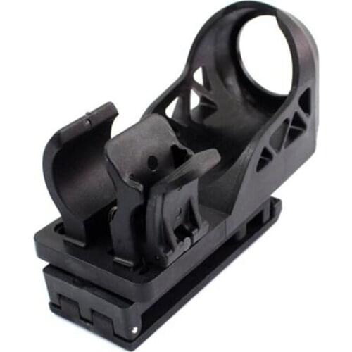 Tactical Flashlight Holster With Lever Side Lock System Set General Torch Set 360° Rotating Plastic Torch Set Quick Unplug New