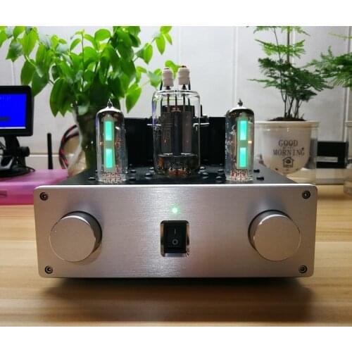 The Latest 6N2+6E2+FU19 tube amplifier single-ended class A tube HIFI power amplifier 4.8W+4.8W DIY KIT /Finished product