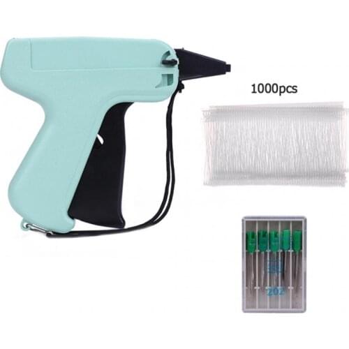 Clothes Garment Price Label Tagging Tag Gun With 1000 Barbs+5 Needles Set Machine Marking DIY Apparel Tagging Guns Sewing Craft