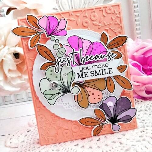 Panalisacraft Lace Flower frame background Metal Cutting Dies for DIY Scrapbooking/Card Making/Kids Fun Decoration Supplies