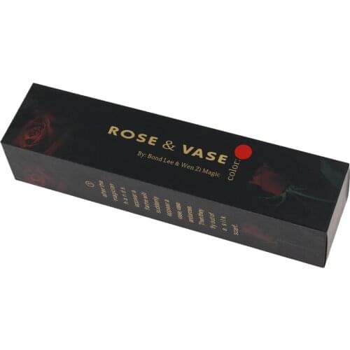 Rose & Vase by Bond Lee Magic Tricks Rose Scarf Appearing Magia Illusions Gimmick Props Fun Split Roses Romantic