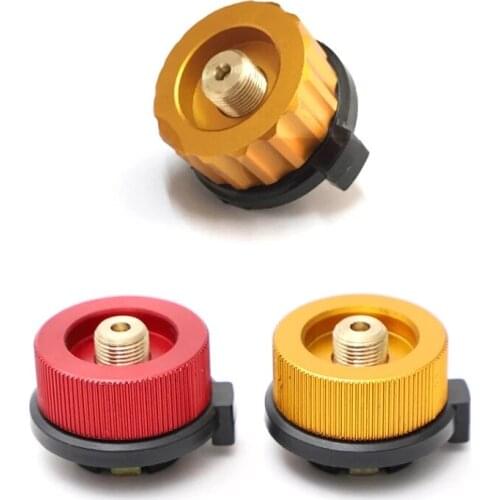 Outdoor Camping Stove Split Burner Conversion Head Conversion Device Long Gas Tank Bottle Adapter Gas Stove Furnace Connector
