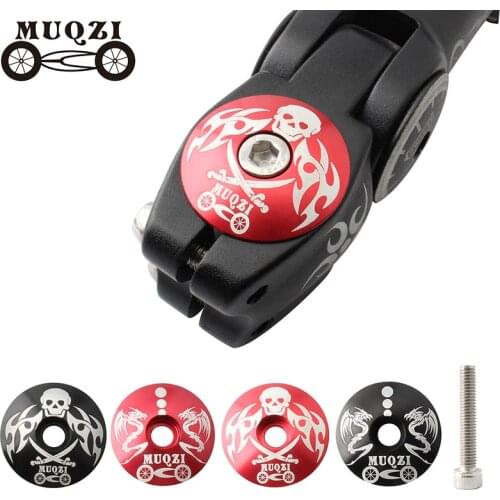 MUQZI Bicycle Headset Cover Aluminum Alloy Bowl Set Cover MTB Road Bike Headset Top Cap With Screws Cycling Accessories