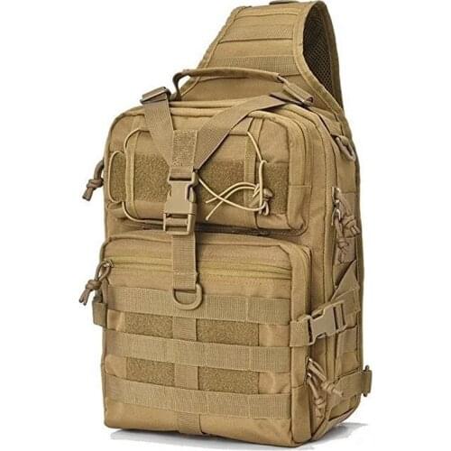 Military Shoulder Bag Men Tactical Army Molle Sling Backpack Hunting Camping Hiking Travel Outdoor Camouflage EDC Chest Pack