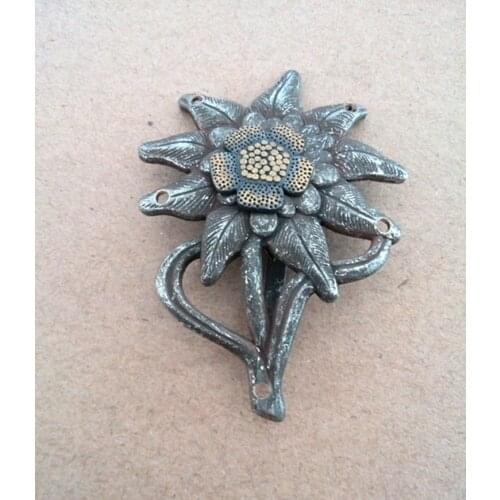 WW2 German Army ELITE Edelweiss Mountain Troops HAT BADGE