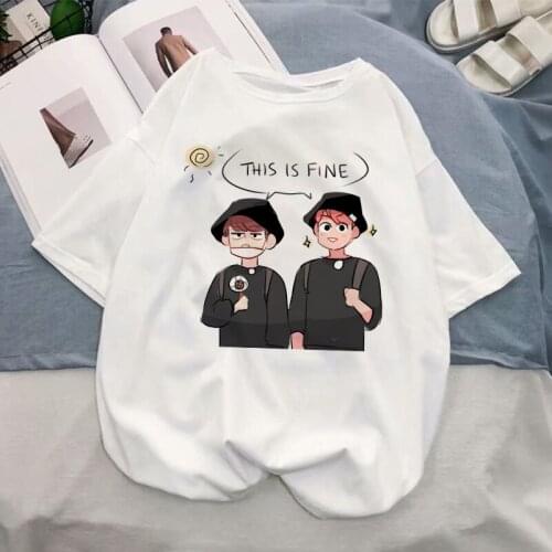 2021 Summer Short Sleeve T Shirt Women Kawaii Cute Cartoon Print Harajuku Tops Tee Clothes Casual Korean Style Female Clothing