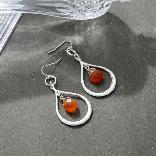 Fashion Silver Color Women Earrings Trendy Vintage Jewelry Wholesale Hanging Pendientes brincos New Arrival Earrings for Women