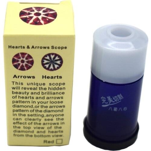 1PCS Hearts and Arrows Scope Cutting Loupes Diamond Viewer Magnifier Crystal Loupe Jewelry Tool Store Accessories