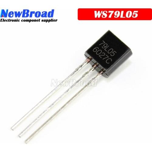 20PCS 79L05 TO92 WS79L05 TO-92 5V 100mA DIP voltage regulator