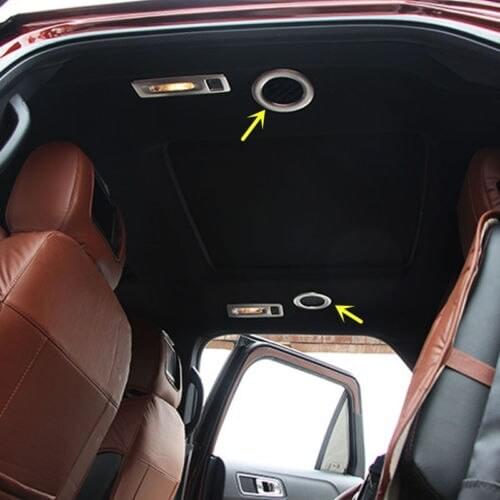 4pcs ABS Roof Air Outlet Decoration Circle For Ford Explorer 2016