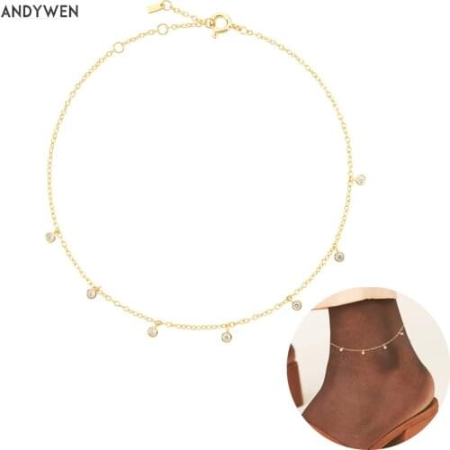 ANDYWEN Bracelets On The Leg