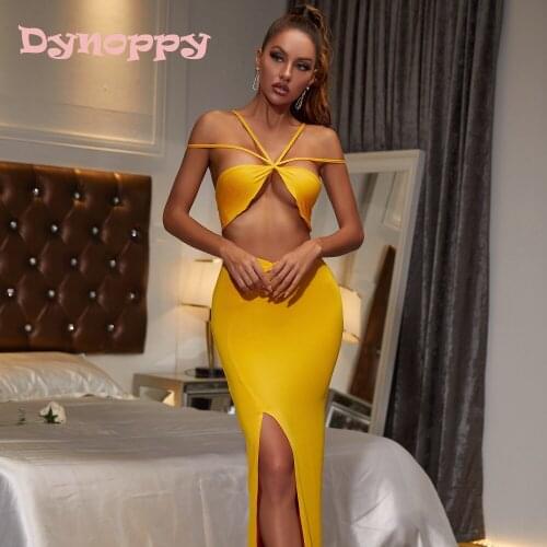 Желтые летние платья Dynoppy China At AliExpress