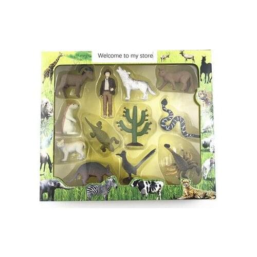 Pvc figure model toy Desert animal set