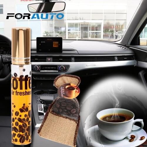 FORAUTO 2 piece/set Car Perfume Coffee Bean Ornament Interior Accessories Car-styling Coffee Air Freshener