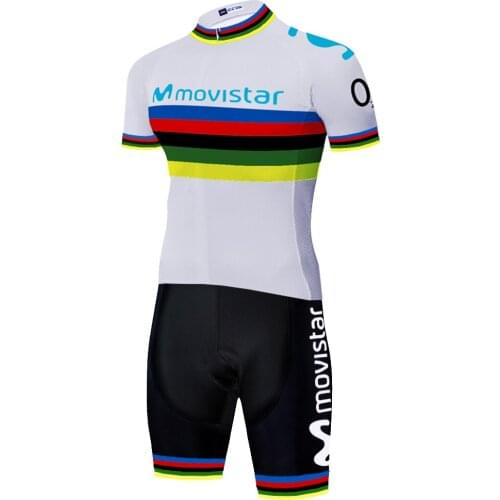 Pro Team Cycling Movistar Skinsuit Ropa Ciclismo Maillot Jumpsuit Road Racing Skinsuit Bike Jersey Sports Wear shorts cycling
