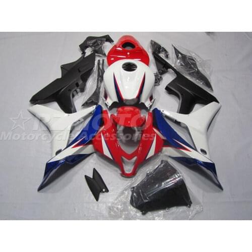 4 Free Gifts Injection mold New ABS Fairings Kit Fit for HONDA CBR600RR F5 2007 2008 07 08 bodywork set blue white