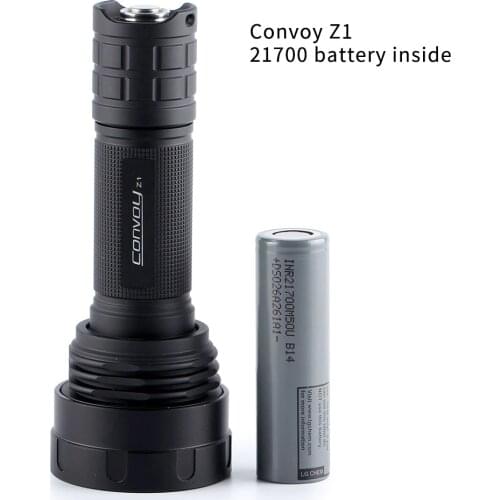 Convoy Z1 zoomable flashlight ,sst40 LED, KW CSLPM1.TG CULPM1.TG 4modes / 12 groups, 21700 battery inside