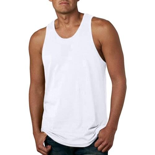 Solid Color Tank Tops Men Summer Casual Simplicity Slim Solid Sleeveless Vest Tank Tops High Quality Handsome Streetwear