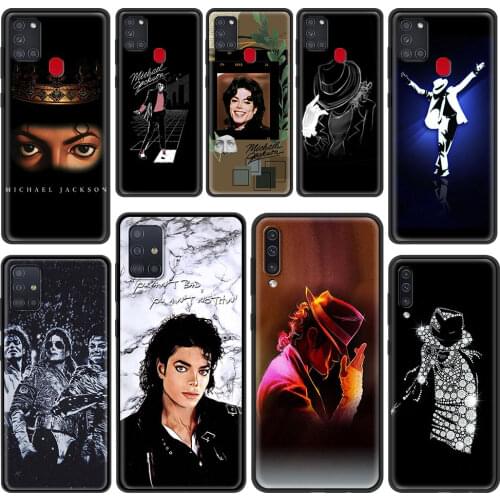 Soft TPU Case for Samsung Galaxy A32 A52 A72 4G A21S A51 A71 A12 A02S A21 EU A41 A31 5G Phone Coque Shell Michael Jackson
