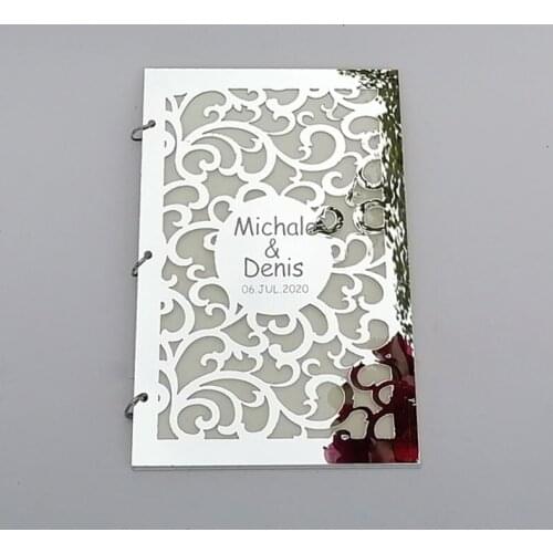 Personalized Clear Acrylic Guest Book,Wedding Acrylic Sign Book,Wedding Sign Modern,Clear Acrylic Sign,Modern Wedding Decor