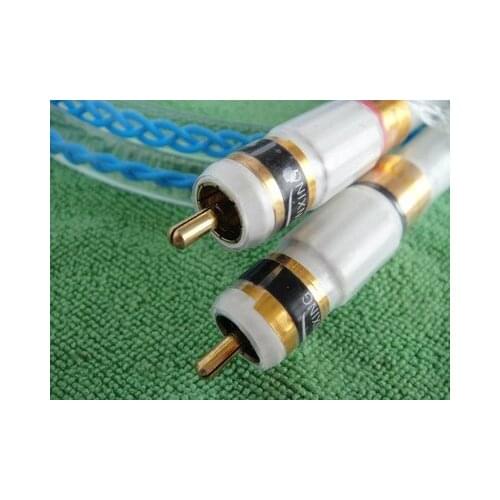 Audio Oil-Inject Analog RCA Interconnects Tube Cable for Amplifier CD Player 1m