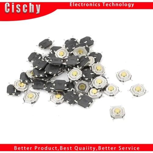 100PC/Lot SMD 4*4*1.5MM 4X4X1.5MM Tactile Tact Push Button Micro Switch Momentary