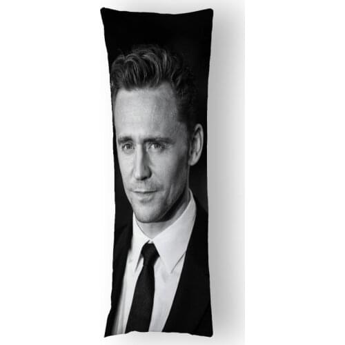 Tom Hiddleston Dakimakura Hugging Body Pillow Case DIY Custom Throw Cushion Pillow Cover 7 Sizes