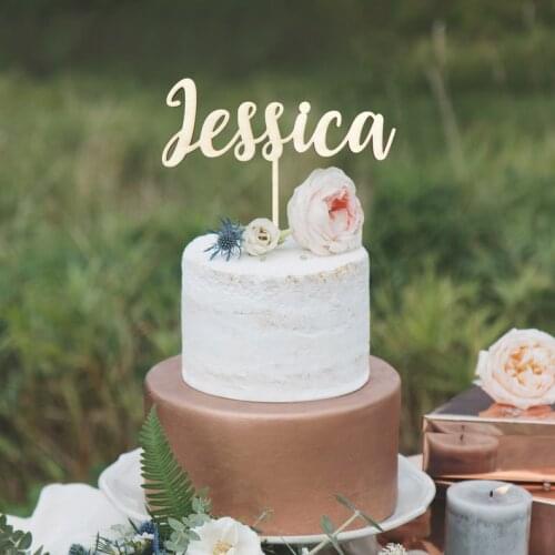 Customized Name Cake Topper Custom Birthday Cake Topper