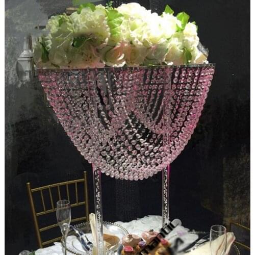 ZHENWEN Decorative Crystal Candlesticks