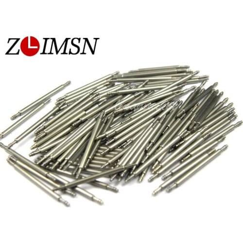 ZLIMSN Wholesale 100 pcs Spring Bar for Watchbands Stainless Steel Pins Watch Strap Belt Bracelet Link Pin Relojes Hombre 2019