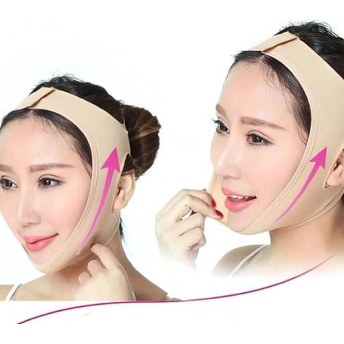 1pc Face Slim V-Line Lift Up Mask Facial Slim Bandage Cheek Chin Neck Slimming Thin Belt Facial Thin Face Mask Slimming Bandage