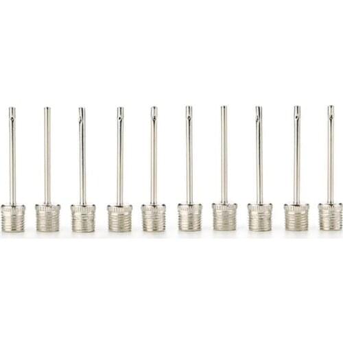 10 Pcs Bag Inflator August Ball, Basketball Football Inflatable Air Valve Adapter Pin Inflatable Fitness Basketball Needle