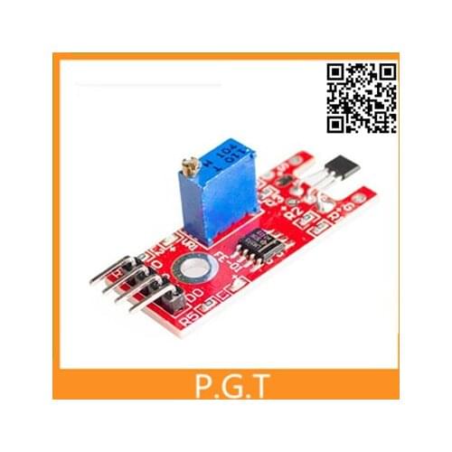2PCS KY-024 Linear Magnetic Hall Switches Speed Counting Sensor Module for diy Starter Kit