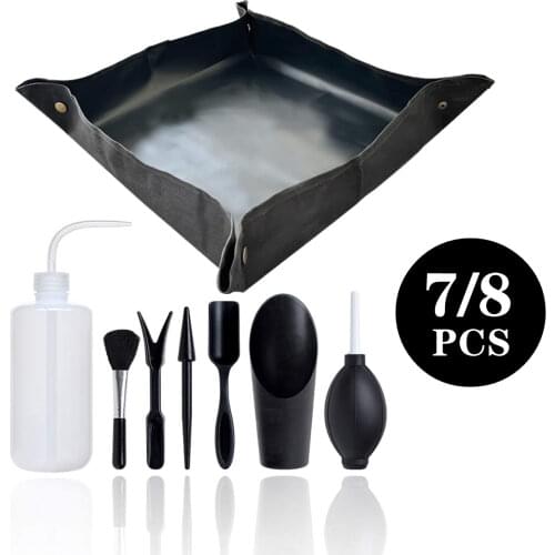 100*100CM Planting Mat Gardening Mats Pad Waterproof Flower Gardening Potting Mat Reusable Transplanting Mat Garden Pad Foldable