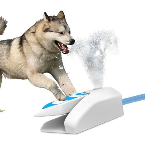 Pet Drinking Water Automatic Dog Water Feeder Outdoor Pet Dog Water Fountain Puppy Dog Step Spray Foot Pedal Drinking Dispenser