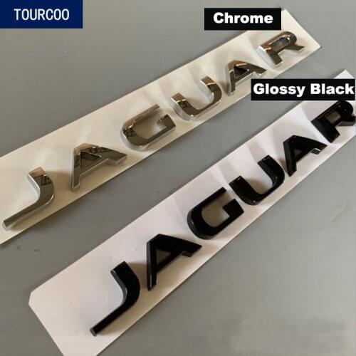 Car Styling Trunk Emblem Brade Letters Sticker for Jaguar XE XF XJL Car Modification Accessories