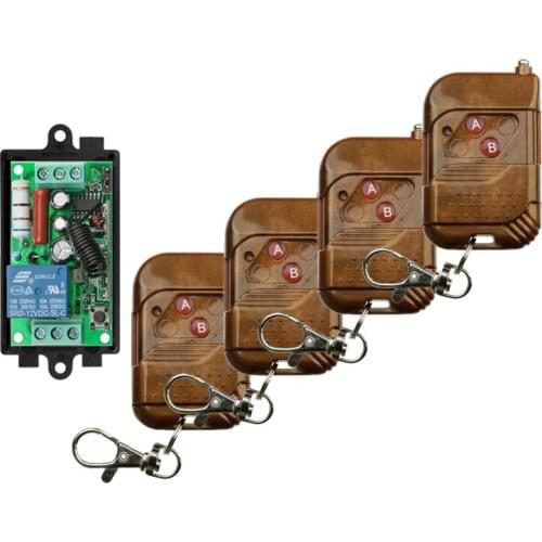 Wireless relay 220v remote control switch,10A Relay 1CH Wireless RF Remote Control Switch Transmitter+ Receiver