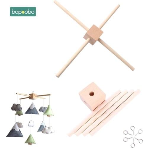 Bopoobo 5Set Baby Hanger Baby Mobile Crib Hanger Frame Mobile DIY Crafts Baby Toys For Children Holder Arm Bracket Baby Rattle