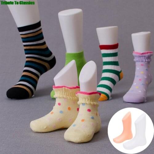 Children Foot Display Mold Socks Shoes Mannequin Modeling Feet Short Stocking Home DIY Supplies Accessories 1pc